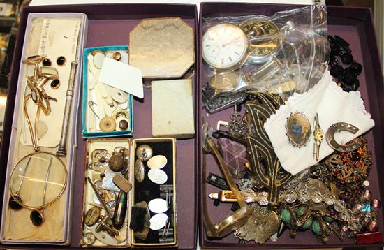 Watches, cufflinks & mixed costume jewellery